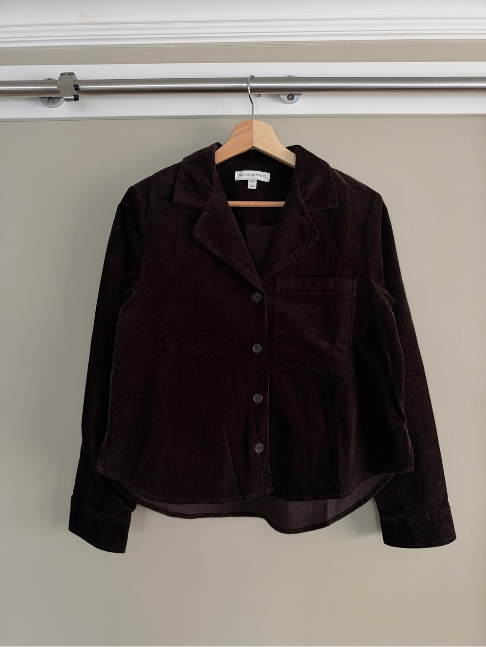 Banana Republic Dark Brown Corduroy Shirt